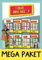 Vorschau - Stationenlernen - I have... Who has...? Englisch Vokabelspiele - Wachsendes Paket - Deckblatt