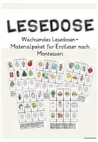 Vorschau - Bildkarten - Materialpaket: Lesedosen für Leseanfänger - Deckblatt
