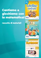 anteprima - Esercizi - Cantiamo e giochiamo con la matematica! - Raccolta di materiali - Pagina di copertina