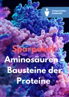 Vorschau - Unterrichtsreihen - Sparpaket: Aminosäuren und ihre Rolle in der Biochemie - Deckblatt