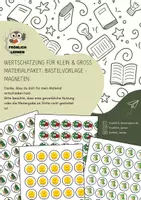Vorschau - Mal- und Bastelvorlagen - Materialpaket: Bastelvorlage - Magneten - Deckblatt