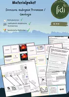 Vorschau - Arbeitsblätter - Materialpaket: Spiele zu endogene Prozesse/Geologie (Plattentektonik, Moho, Aufbau Erde) - Deckblatt