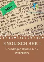 Vorschau - Interaktives Material - Materialpaket Englisch Klasse 6 / 7 interaktiv - Deckblatt
