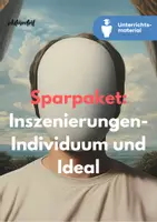 Vorschau - Unterrichtsreihen - Inszenierung: Individuum und Ideal - Sparpaket mit Kunst-Unterrichtsmaterialien - Deckblatt