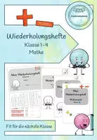 Vorschau - Arbeitsblätter - Materialpaket: Wiederholungshefte/Übungshefte Klasse 1-4 Mathe - Deckblatt