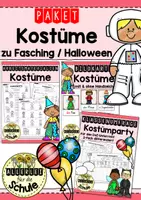 Vorschau - Arbeitsblätter - Materialpaket - Kostümparty - Deckblatt