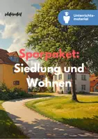 Vorschau - Unterrichtsreihen - Sparpaket: Siedlung und Wohnen - Wie wird Design durch unseren Alltag beeinflusst? - Deckblatt