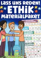 Vorschau - Unterrichtsreihen - Lass uns reden – Spiele für den Ethikunterricht I Plauderbrettspiele I Sprechanlässe - Deckblatt
