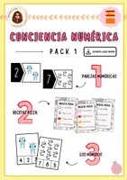 Vista previa - Juegos / Gamificación - PACK 1. Conciencia numérica - Portada