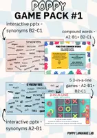 Vista previa - Juegos / Gamificación - Game Pack #1 – Fun ESL Vocabulary Games - Portada