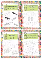 Vorschau - Arbeitsblätter - Rechenheftchen im Zahlenraum 20 - Deckblatt