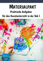 Vorschau - Arbeitsblätter - Aufgaben für den Kunstunterricht (Sek I) - Materialpaket - Deckblatt