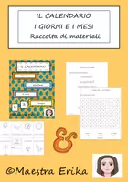 Vorschau - Arbeitsblätter - Materialpaket "Il calendario" - Deckblatt