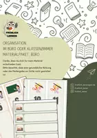 Vorschau - Anderer Materialtyp - Materialpaket: Büroorganisation - Büro - Deckblatt