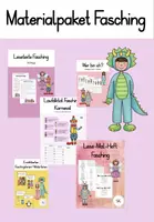 Vorschau - Arbeitsblätter - Materialpaket Fasching - Deckblatt