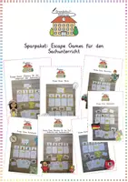 Vorschau - Arbeitsblätter - Escape Games (Rätsel): XXL Sparpaket - Sachunterricht - Kl. 2-4 - Deckblatt
