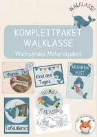 Vorschau - Arbeitsblätter - Wachsendes Komplettpaket Walklasse - Deckblatt