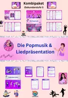 Vorschau - Arbeitsblätter - Popmusik_Liedpräsentation (Gymnasium/Mittelschule) - Deckblatt