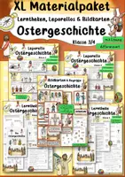 Vorschau - Unterrichtsreihen - Materialpaket Ostergeschichte Klasse 3/4 Ethik Ostern - Deckblatt