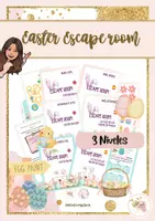 Vista previa - Juegos / Gamificación - Paquete de materiales - Easter - Escape room - Portada