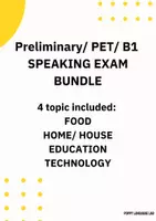 Vista previa - Evaluación - Bundle of 4 Preliminary / PET / B1 Speaking Exams - Portada