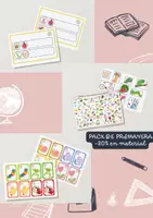 Vista previa - Tarjetas / Manipulativos - Paquete de materiales de PRIMAVERA - Portada