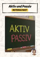 Vorschau - Arbeitsblätter - Aktiv und Passiv - Materialpaket - Deckblatt