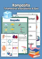 Vorschau - Arbeitsblätter - Materialpaket Komposita - Deckblatt