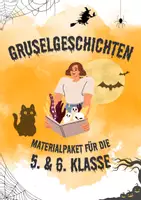 Vorschau - Arbeitsblätter - Materialpaket Gruselgeschichten - Deckblatt