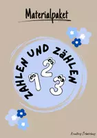 Vorschau - Mal- und Bastelvorlagen - Materialpaket Anfangsunterricht - Zahlen und Zählen im Zahlenraum bis 20 - Deckblatt