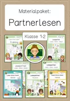 Vorschau - Arbeitsblätter - Sparpaket Lesen: Partnerlesen (Grundschule Klasse 1 und 2) - Deckblatt
