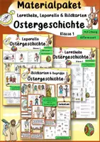 Vorschau - Arbeitsblätter - Materialpaket Ostergeschichte Klasse 1 Ethik Ostern - Deckblatt