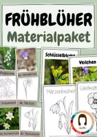Vorschau - Arbeitsblätter - Materialpaket: Frühblüher - Deckblatt