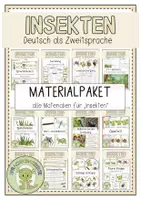 Vorschau - Spiele - INSEKTEN (wachsendes) Materialpaket (Deutsch / DaZ) - Deckblatt
