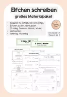 Vorschau - Unterrichtsreihen - Großes Materialpaket: Elfchen schreiben (2./3. Klasse) - Deckblatt