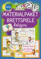 Vorschau - Spiele - Materialpaket - Brettspiele Religion | Religion Klasse 2 | Religion Klasse 3 | Religion Klasse 4 | Religion Grundschule - Deckblatt