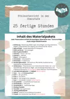 Vorschau - Unterrichtsreihen - Materialpaket: fertige Stunden für die Oberstufe - Deckblatt
