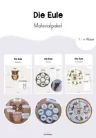 Vorschau - Arbeitsblätter - Die Eule - Materialpaket - Deckblatt