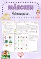 Vorschau - Arbeitsblätter - Märchen - Deckblatt