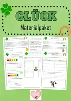 Vorschau - Arbeitsblätter - Glück - Deckblatt