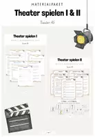 Vorschau - Spiele - Materialpaket: Theater-AG - Schauspielern in der GS I und II - Deckblatt