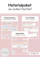 Vorschau - Stundenentwürfe - Materialpaket zum Bilderbuch „Der Grüffelo" (DaZ/DaF) - Deckblatt