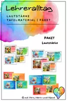 Vorschau - Poster - Materialpaket Lautstärke Poster für verschiedene Arbeitsformen humorvoll - Deckblatt
