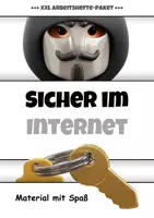 Vorschau - Stundenentwürfe - Sicher im Internet Materialpaket | Fake News, soziale Medien, Datenschutz und vieles mehr - Deckblatt