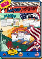 Vorschau - Arbeitsblätter - MEGA Materialpaket - United States - Deckblatt