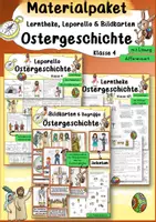 Vorschau - Unterrichtsreihen - Materialpaket Ostergeschichte Ostern 4. 5. Klasse Ethik #hasenstarkehighlights2026 - Deckblatt