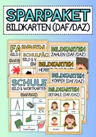 Vorschau - Fördermaterial/Inklusion - Bild- und Wortkarten MATERIALPAKET (DaF/DaZ) - Deckblatt