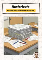 Vorschau - Arbeitsblätter - Materialpaket - Mustertexte für das Fach Deutsch - Deckblatt