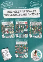 Vorschau - Arbeitsblätter - XXL-Cliparts-Paket "Griechische Antike" / Antikes Griechenland - Deckblatt
