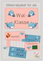 Vorschau - Poster - Materialpaket für deine Wal-Klasse - Deckblatt